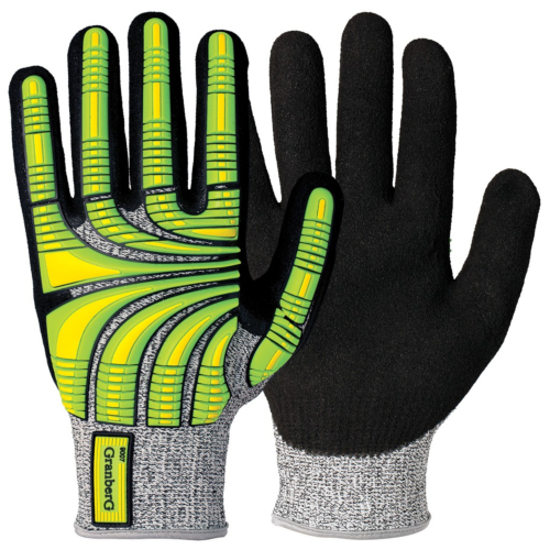 Viiltosuojatut Hi-Viz™-iskunsuojakäsineet, 6 paria