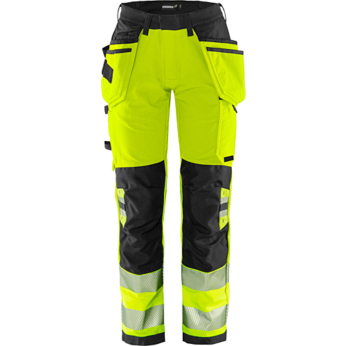 Huomioväriset vihreät työhousut, naisten, lk 2, 2664 GSTP