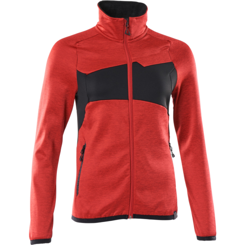 Fleece-neulepusero vetoketjulla