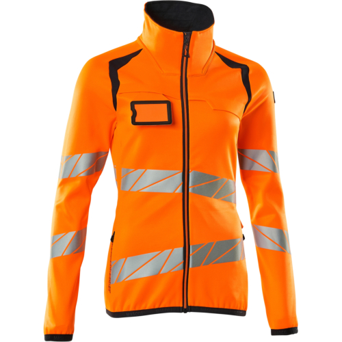 Fleece-neulepusero vetoketjulla