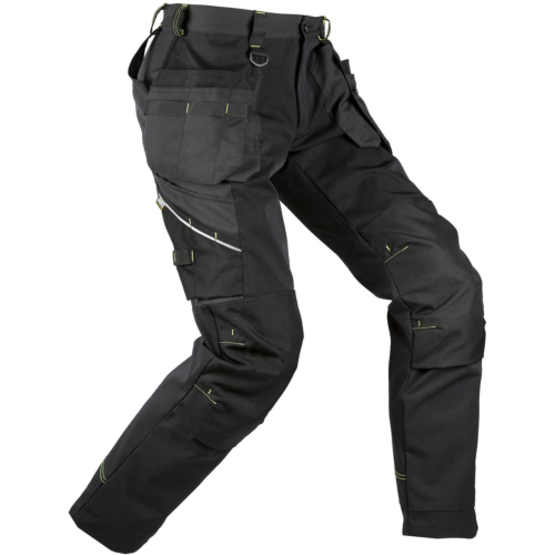 Superstretch-tyyliset, roikkuvilla taskuilla varustetut housut 6086