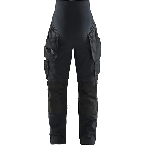 7103 Riipputaskulliset äitiyshousut zip-off