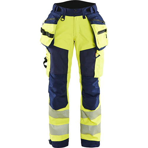 7118 Naisten highvis softshell-riipputaskuhousut
