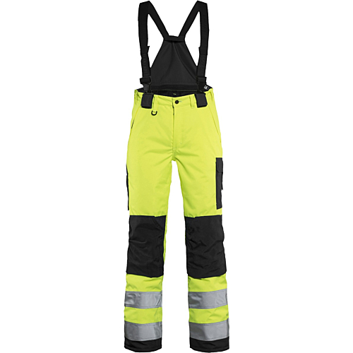 7885 Naisten highvis talvihousut henkseleillä