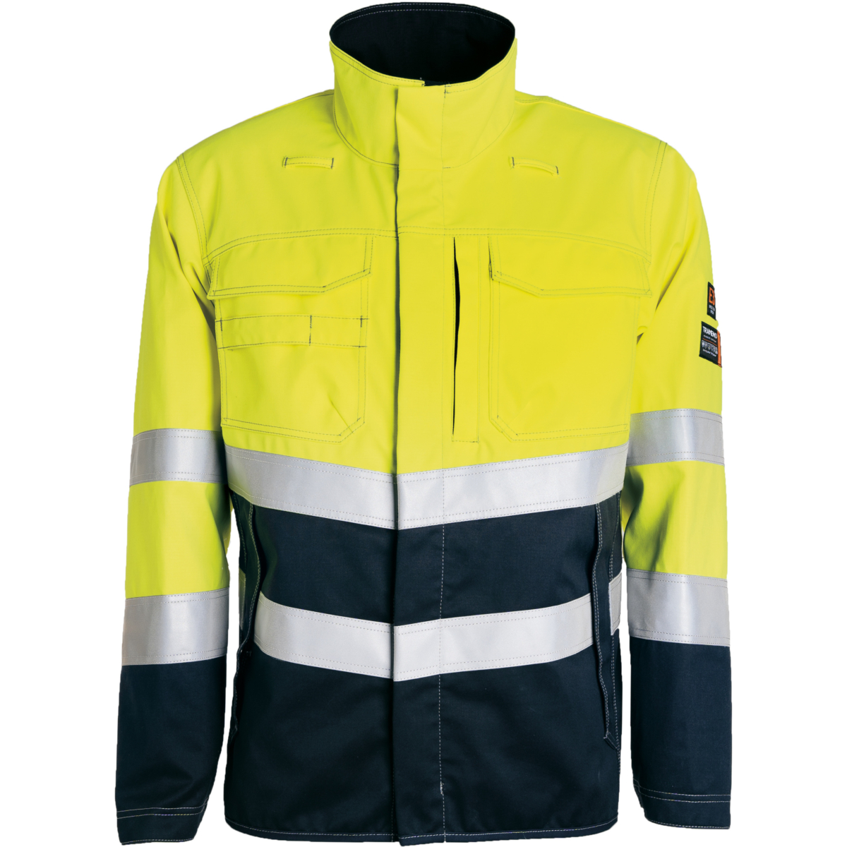 Tranemo Workwear arc flash coverall and hi-vis jacket